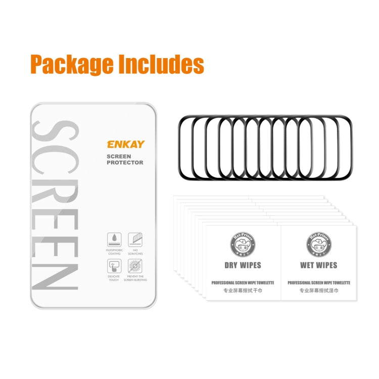 For Xiaomi Smart Band 9 Pro 10pcs ENKAY ENKAY 3D Full Coverage Soft PC Edge PMMA HD Screen Film - free shipping - PMC TechLife - Order now!