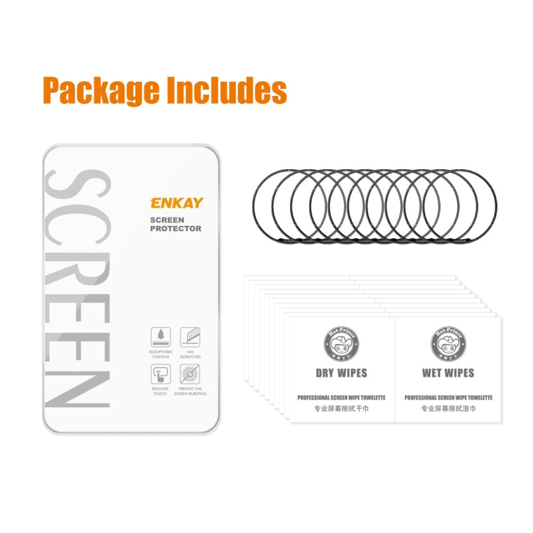 For Garmin Fenix 7S Pro 10pcs ENKAY 3D Full Coverage Soft PC Edge PMMA HD Screen Protector Film - free shipping - PMC TechLife - Order now!