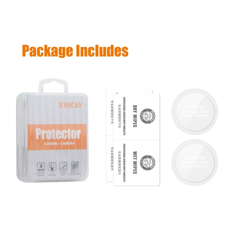 For Samsung Galaxy Watch8 44mm 2pcs ENKAY 0.2mm 9H Tempered Glass Screen Protector Watch Film - free shipping - PMC TechLife - Order now!