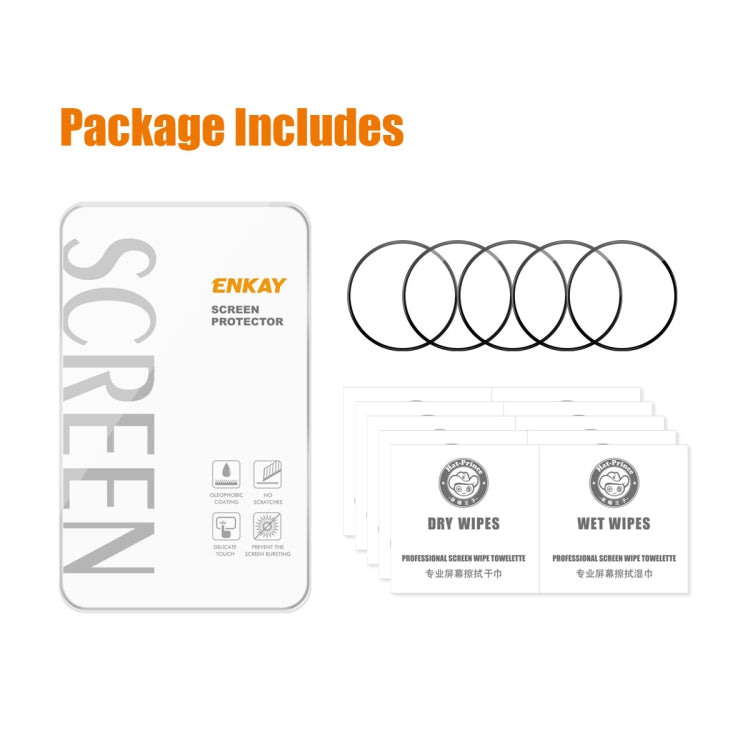 For Samsung Galaxy Watch6 Classic / Ultra 47mm 5pcs ENKAY 3D Full Coverage Soft PC Edge PMMA HD Screen Film - free shipping - PMC TechLife - Order now!