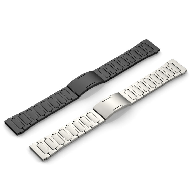 For SUUNTO 5 Peak 22mm I-Shaped Titanium Alloy Watch Band(Black) - by PMC TechLife | Online Shopping South Africa | PMC TechLife