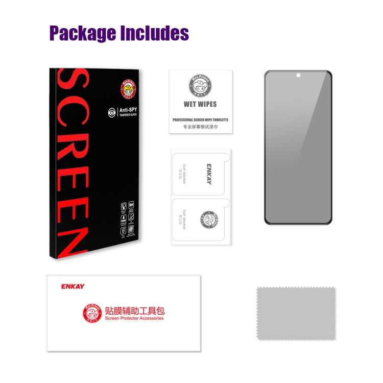 For Huawei Pura 70 ENKAY Hat-Prince 28 Degree Anti-peeping Tempered Glass Film - free shipping - PMC Jewellery - Order now!