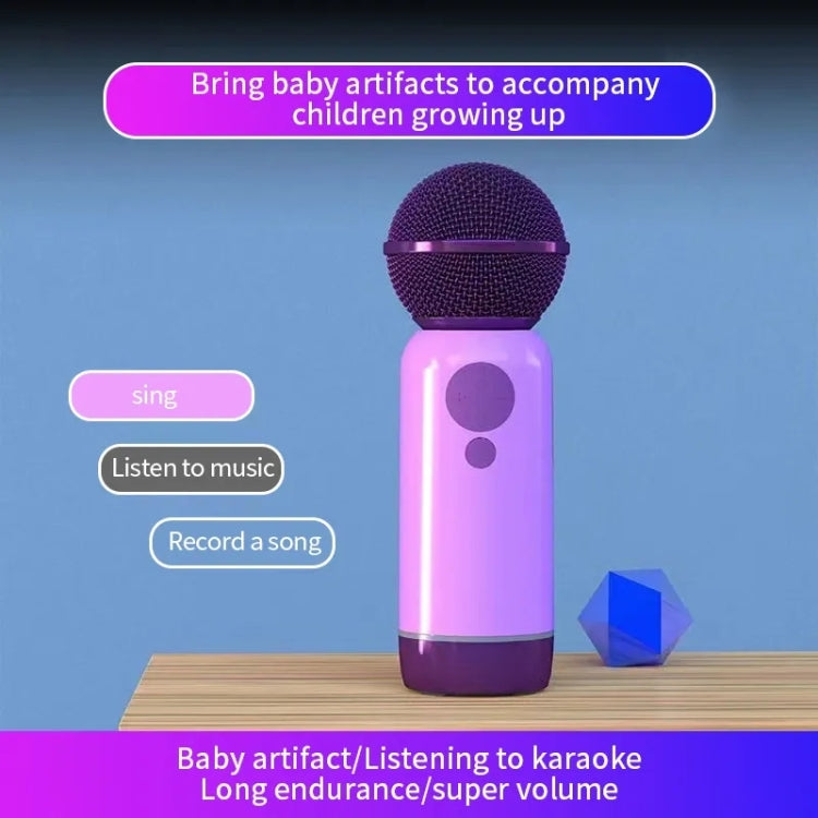 K1 Handheld Bluetooth Microphone Support Mobile Phone Connection(Purple) - Microphone by PMC TechLife | Online Shopping South Africa | PMC TechLife | Buy Now Pay Later Mobicred