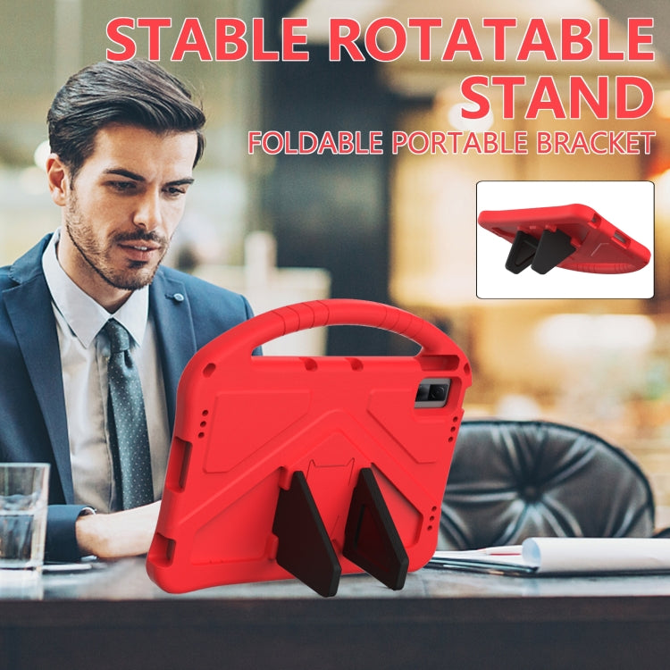 For Lenovo Tab M10 5G 2023 EVA Shockproof Tablet Case with Holder(Red) - free shipping - PMC TechLife - Order now!