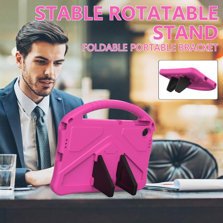 For Lenovo Tab TB-311 / WIFI 10.1 2025 EVA Shockproof Tablet Case with Holder(Rose Red) - Lenovo by PMC TechLife | Online Shopping South Africa | PMC TechLife | Buy Now Pay Later Mobicred