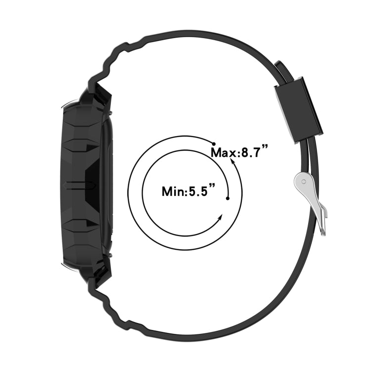 For Fitbit Charge 6 / 5 / 4 / 3 Armor Integrated TPU Watch Band(Orange) - Watch Bands by PMC TechLife | Online Shopping South Africa | PMC TechLife | Buy Now Pay Later Mobicred