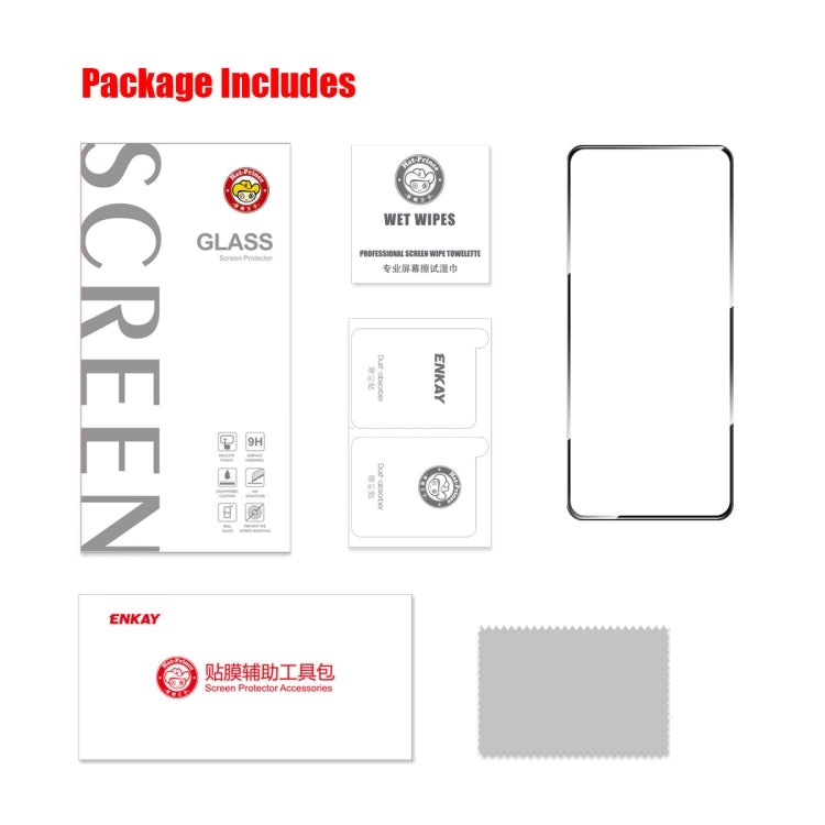 For Google Pixel 9 Pro ENKAY Hat-Prince Full Glue High Aluminum-silicon Tempered Glass Film - Google Tempered Glass by ENKAY | Online Shopping South Africa | PMC TechLife | Buy Now Pay Later Mobicred
