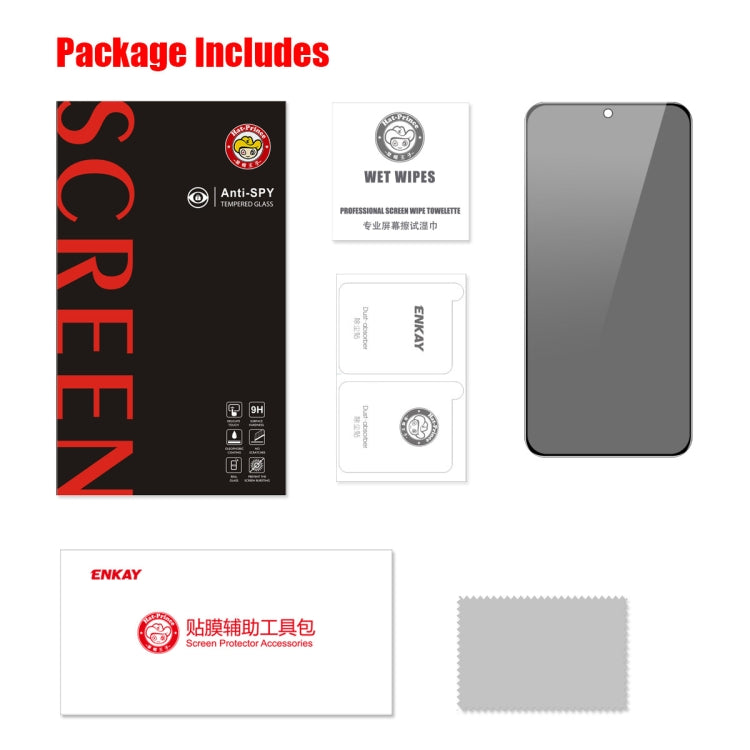 For Samsung Galaxy S24+ 5G ENKAY Hat-Prince 28 Degree Anti-peeping Privacy Tempered Glass Film - free shipping - PMC Jewellery - Order now!