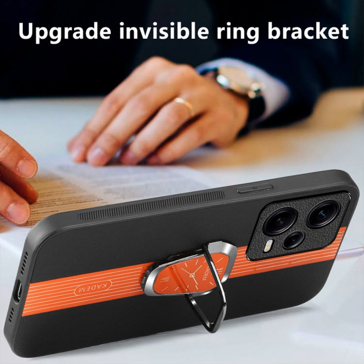 For Redmi Note 12 Pro 5G Global Magnetic Litchi Leather Back Phone Case with Holder(Green) - Note 12 Pro Cases by PMC TechLife | Online Shopping South Africa | PMC TechLife