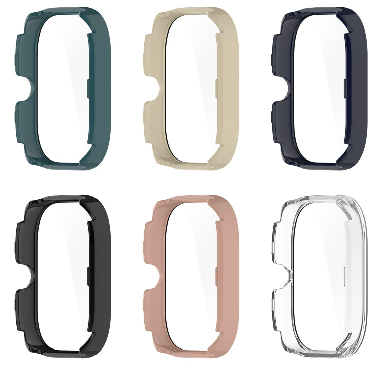 For Redmi Watch 4 Tempered Film Integrated PC Watch Protective Case(Pink) - Watch Cases by PMC TechLife | Online Shopping South Africa | PMC TechLife | Buy Now Pay Later Mobicred