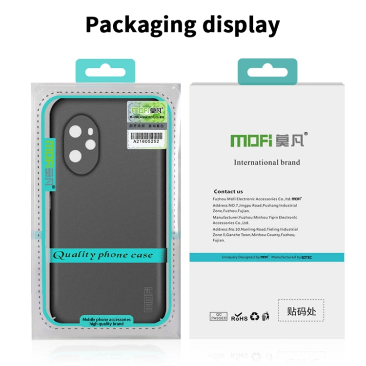 For Honor Magic6 Pro MOFI Fandun Series Frosted PC Ultra-thin All-inclusive Phone Case(Green) - Honor Cases by MOFI | Online Shopping South Africa | PMC TechLife | Buy Now Pay Later Mobicred