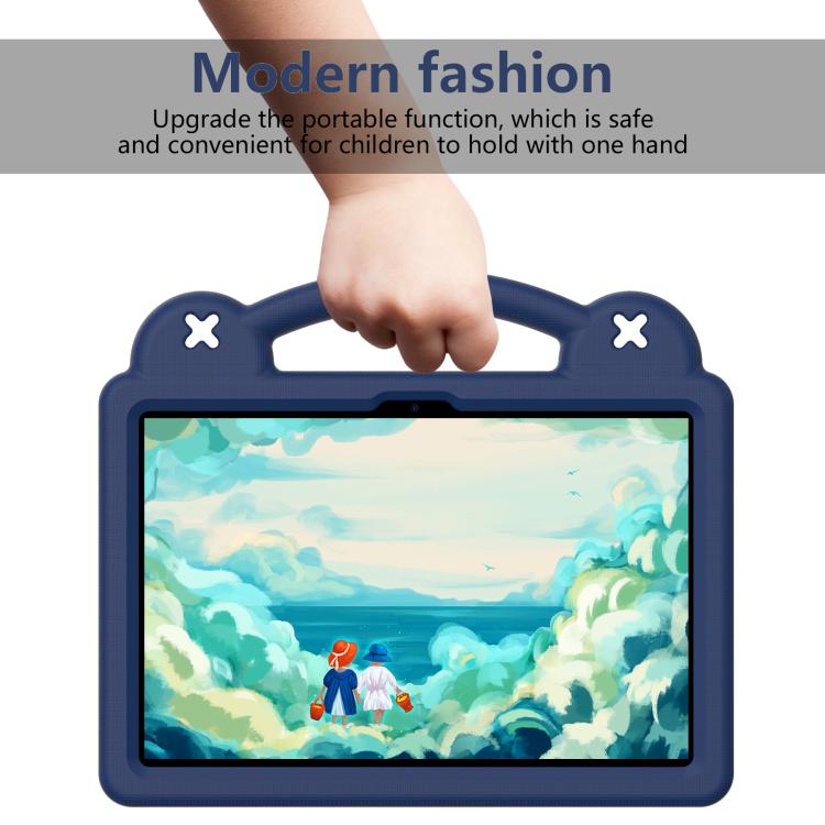 For Lenovo Tab TB-311 / WIFI 10.1 2025 Handle Kickstand Children EVA Shockproof Tablet Case(Navy Blue) - Lenovo by PMC TechLife | Online Shopping South Africa | PMC TechLife | Buy Now Pay Later Mobicred