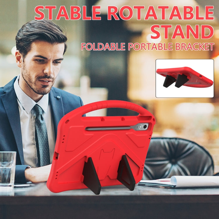 For Lenovo Tab P12 EVA Shockproof Tablet Case with Holder(Red) - Lenovo by PMC TechLife | Online Shopping South Africa | PMC TechLife | Buy Now Pay Later Mobicred