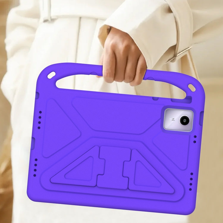 For Lenovo Tab P12 / Xiaoxin Pad Pro 12.7 Handle EVA Shockproof Tablet Case with Holder(Purple) - Lenovo by PMC TechLife | Online Shopping South Africa | PMC TechLife | Buy Now Pay Later Mobicred