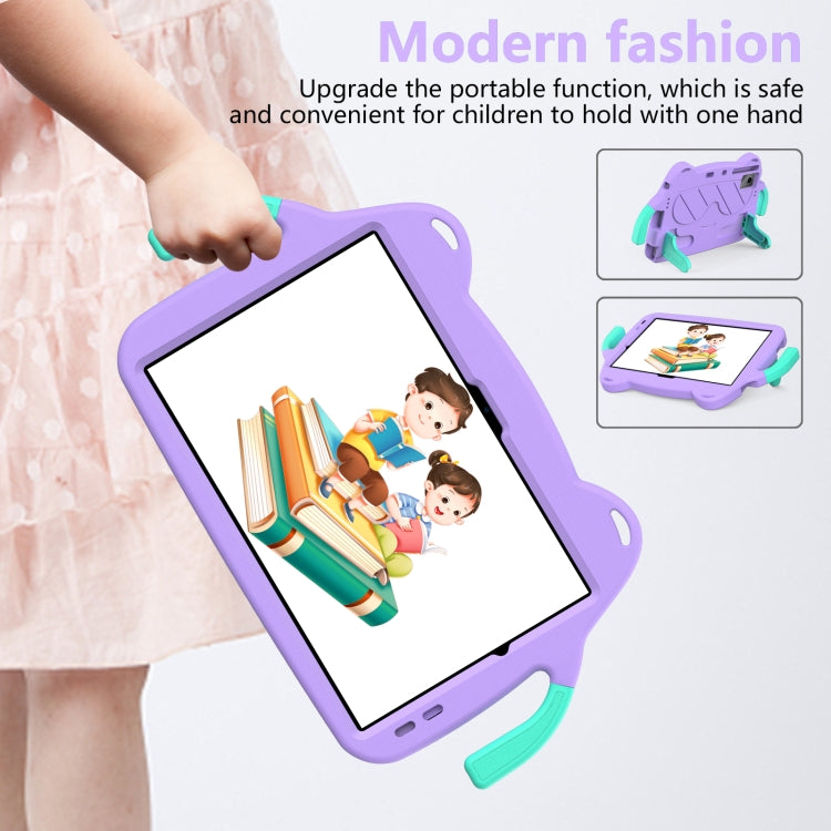 For TCL NxtPader 11 2023 Ice Baby EVA Shockproof Hard PC Tablet Case(Light Purple+Mint Green) - Others by PMC TechLife | Online Shopping South Africa | PMC TechLife | Buy Now Pay Later Mobicred