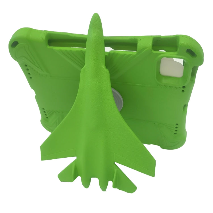 For iPad Pro 11 2024 360 Rotation Aircraft Holder EVA Shockproof Tablet Case(Green) - iPad Pro 11 2024 Cases by PMC TechLife | Online Shopping South Africa | PMC TechLife | Buy Now Pay Later Mobicred
