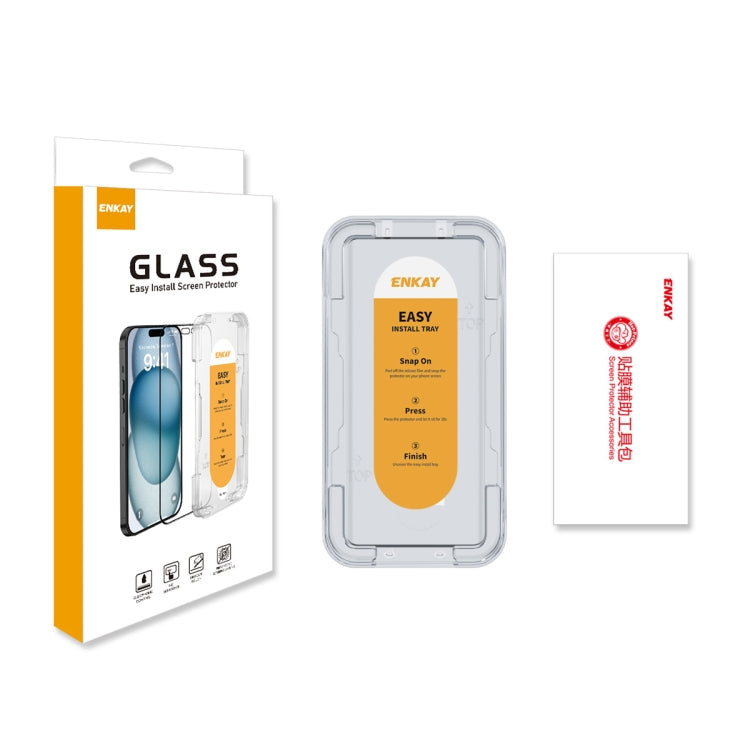 For vivo Y78+ / V27 ENKAY Easy Install Hot Bending Full Coverage Side Glue Tempered Glass Film - vivo Tempered Glass by ENKAY | Online Shopping South Africa | PMC TechLife | Buy Now Pay Later Mobicred