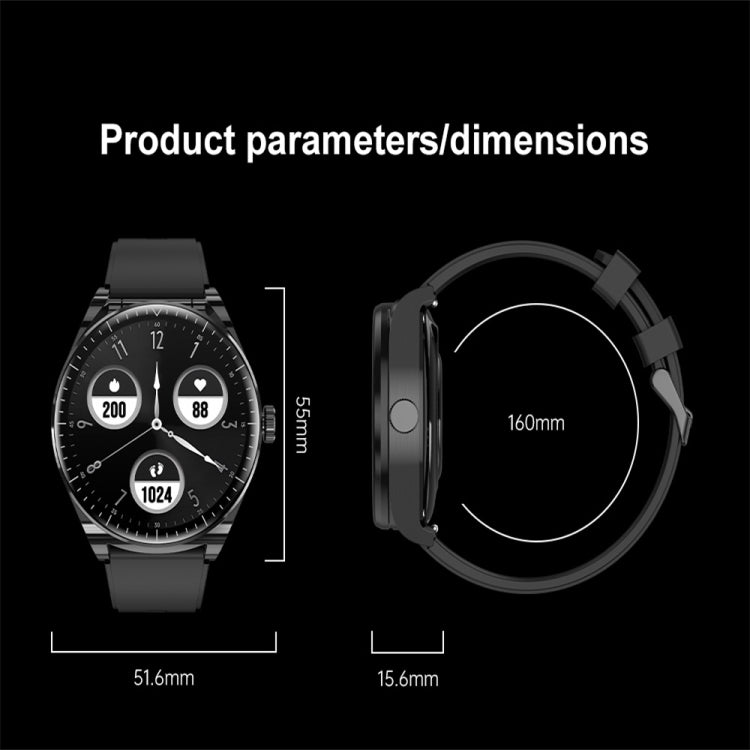 S9 1.53 inch Color Screen Smart Watch, Support Bluetooth Call / Heart Rate / Blood Pressure / Blood Oxygen Monitoring(Black) - Smart Watches by PMC TechLife | Online Shopping South Africa | PMC TechLife