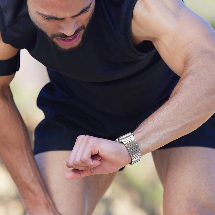 For Apple Watch Ultra 49mm I-Shaped Titanium Watch Band(Sliver) - Watch Bands by PMC TechLife | Online Shopping South Africa | PMC TechLife