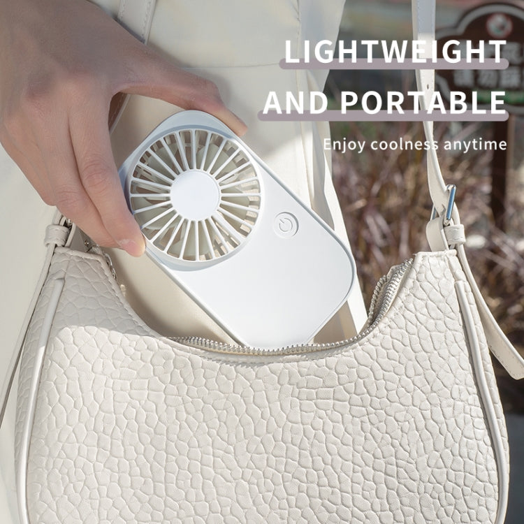 F11 Portable Rechargeable Hanging Neck Fan Cooling Handheld Fan 3 Speeds Desk Fan(Black) - Electric Fans by PMC TechLife | Online Shopping South Africa | PMC TechLife | Buy Now Pay Later Mobicred