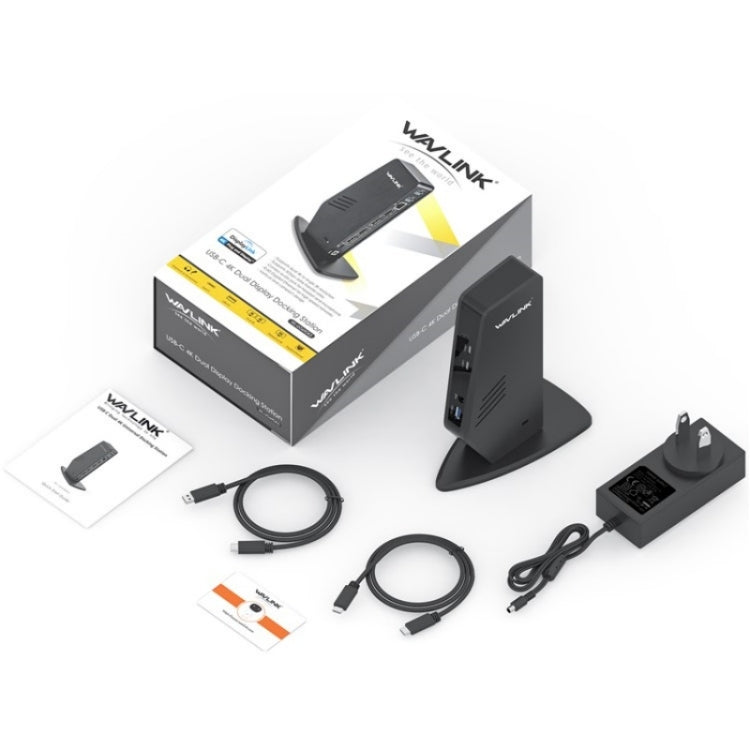 WAVLINK WL-UG69DK5 Laptop Dual 5K / 4K 60Hz Monitor Adapter USB 3.0 Docking Station, Plug:EU Plug - Cable & Adapters by WAVLINK | Online Shopping South Africa | PMC TechLife | Buy Now Pay Later Mobicred