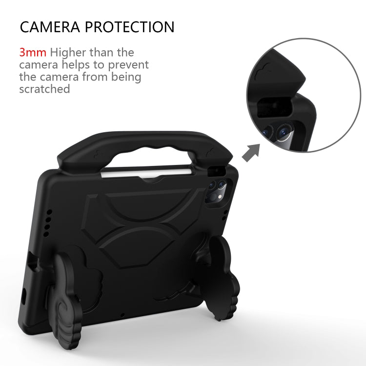 For iPad Pro 11 2024 Children EVA Shockproof Tablet Case with Thumb Bracket(Black) - iPad Pro 11 2024 Cases by PMC TechLife | Online Shopping South Africa | PMC TechLife | Buy Now Pay Later Mobicred