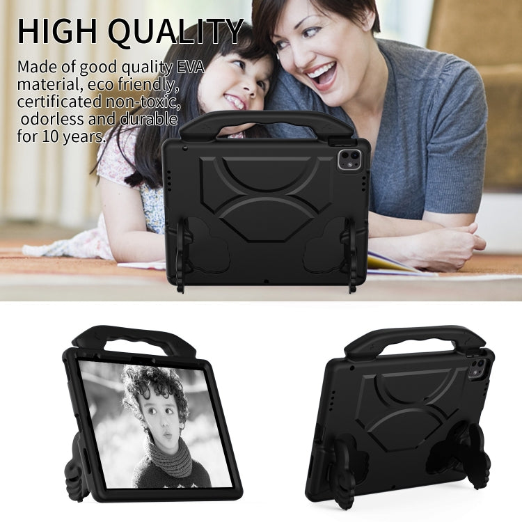 For iPad Air 13 2025 / 2024 Children EVA Shockproof Tablet Case with Thumb Bracket(Black) - iPad Air 13 2025 / 2024 Cases by PMC TechLife | Online Shopping South Africa | PMC TechLife | Buy Now Pay Later Mobicred