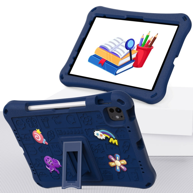 For iPad Pro 11 2024 Hi Baby EVA Full Body Tablet Case with Strap(Navy Blue) - iPad Pro 11 2024 Cases by PMC TechLife | Online Shopping South Africa | PMC TechLife | Buy Now Pay Later Mobicred
