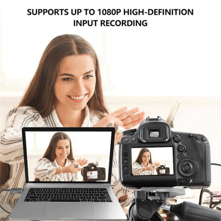 C30 For Game Live Streaming Aluminum Alloy USB Male to HDMI Female HD Video Capture Card - Video Capture Solutions by PMC TechLife | Online Shopping South Africa | PMC TechLife | Buy Now Pay Later Mobicred