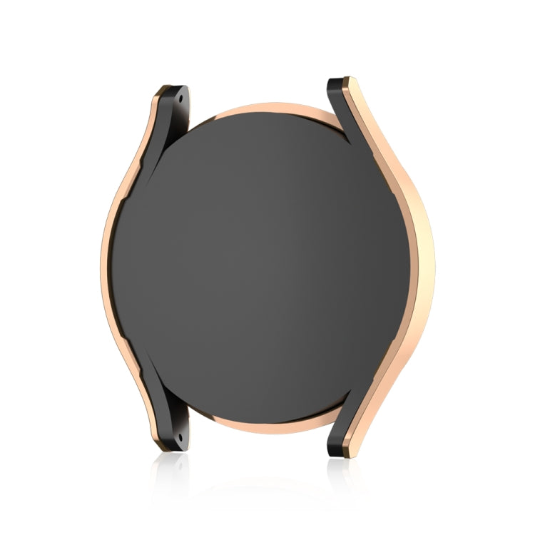 For Samsung Galaxy Watch 7 40mm Single Diamond Hollow PC Watch Protective Case(Pink) - Watch Cases by PMC TechLife | Online Shopping South Africa | PMC TechLife | Buy Now Pay Later Mobicred