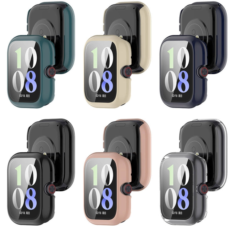 For vivo Watch GT PC + Tempered Glass Film Integrated Watch Protective Case(Ink Blue) - Watch Case by PMC TechLife | Online Shopping South Africa | PMC TechLife | Buy Now Pay Later Mobicred