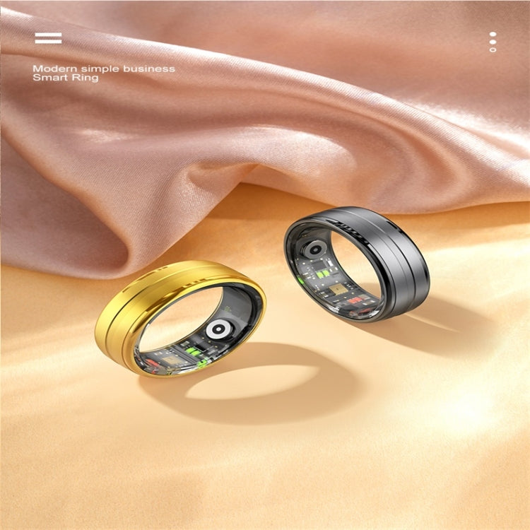 R06 SIZE 8 Smart Ring, Support Heart Rate / Blood Oxygen / Sleep Monitoring / Multiple Sports Modes(Gold) - Smart Rings / Smart Telephones by PMC TechLife | Online Shopping South Africa | PMC TechLife | Buy Now Pay Later Mobicred