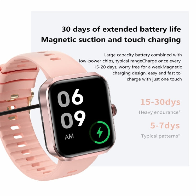 NX22 1.78 inch Color Screen Smart Watch, Support Bluetooth Call / Health Monitoring(Black) - Smart Watches by PMC TechLife | Online Shopping South Africa | PMC TechLife | Buy Now Pay Later Mobicred