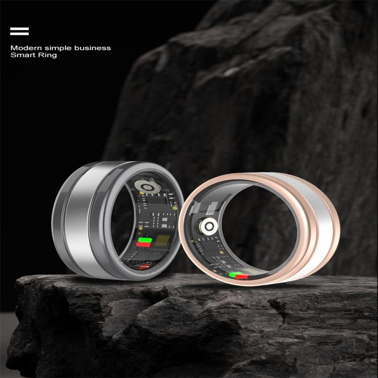 R18 SIZE 8 Smart Ring, Support Heart Rate / Blood Oxygen / Sleep / Multiple Sports Modes(Black) - Smart Rings / Smart Telephones by PMC TechLife | Online Shopping South Africa | PMC TechLife | Buy Now Pay Later Mobicred