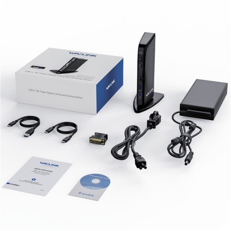 WAVLINK UG39PD1 13 in 1 Type-C Triple Monitors 4K HD Docking Station, Plug:UK Plug - free shipping - PMC TechLife - Order now!