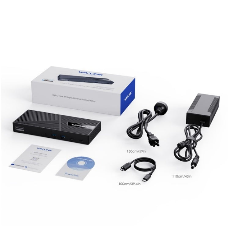 WAVLINK UG69PD25 Pro 100W PD Charging Triple 4K Display Laptop Docking Station, Plug:US Plug - free shipping - PMc TechLife - Order now!