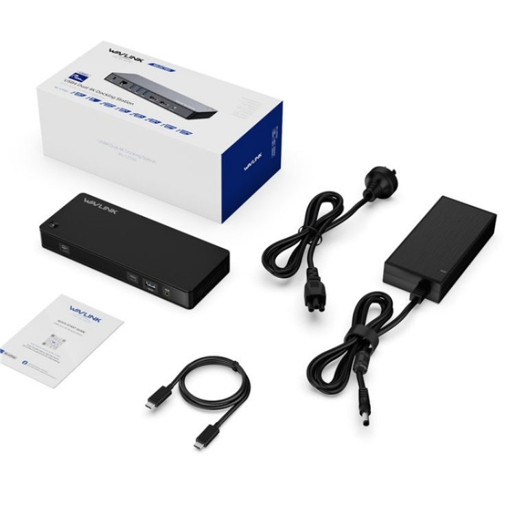 WAVLINK UTD22 Support 96W Laptop Charging USB4 Docking Station Dual Monitor USB-C Hub(US Plug) - free shipping - PMc TechLife - Order now!