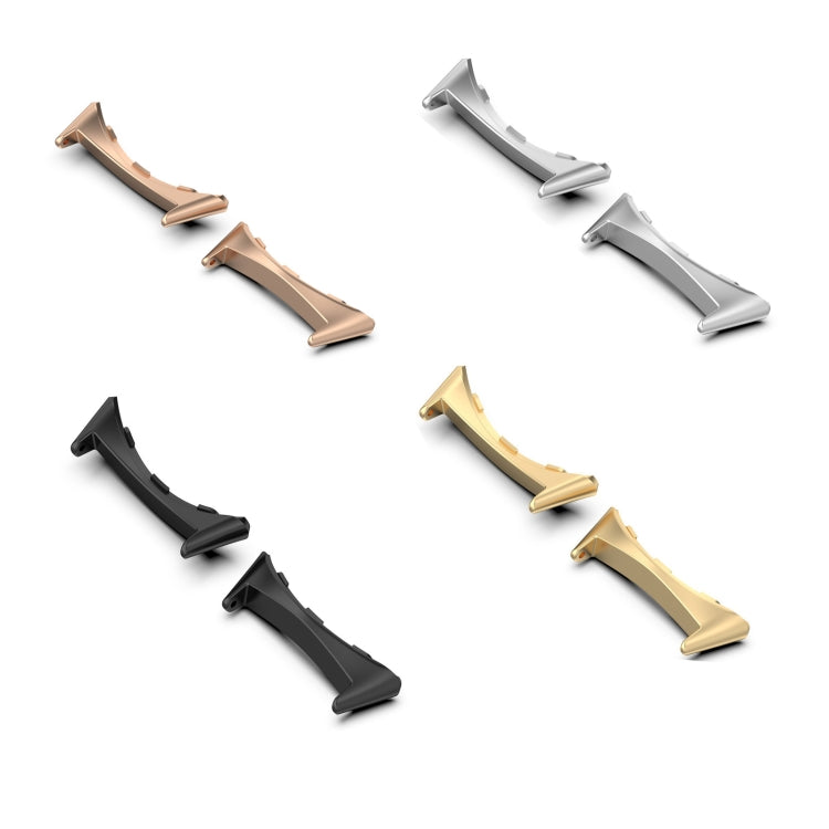 For Google Pixel Watch 3 41mm 1 Pair Stainless Steel Metal Watch Band Connector(Rose Gold) - free shipping - PMc TechLife - Order now!