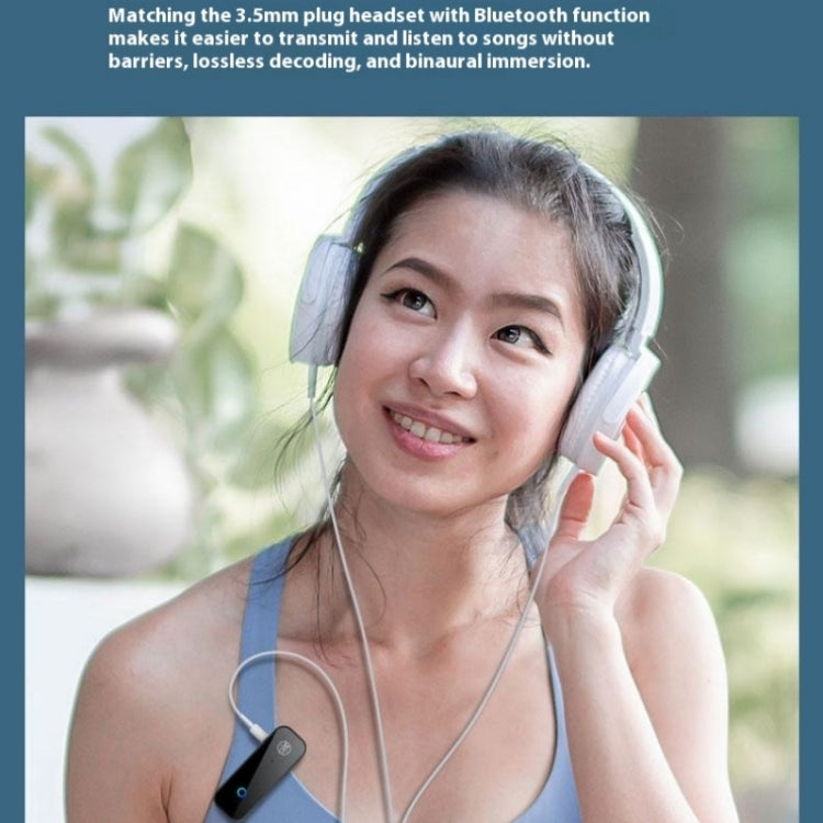 B28 2-In-1 Audio Adapter AUX Connector Bluetooth 5.1 Transmitter Receiver - Bluetooth Car Kits by PMC Jewellery | Online Shopping South Africa | PMC Jewellery | Buy Now Pay Later Mobicred