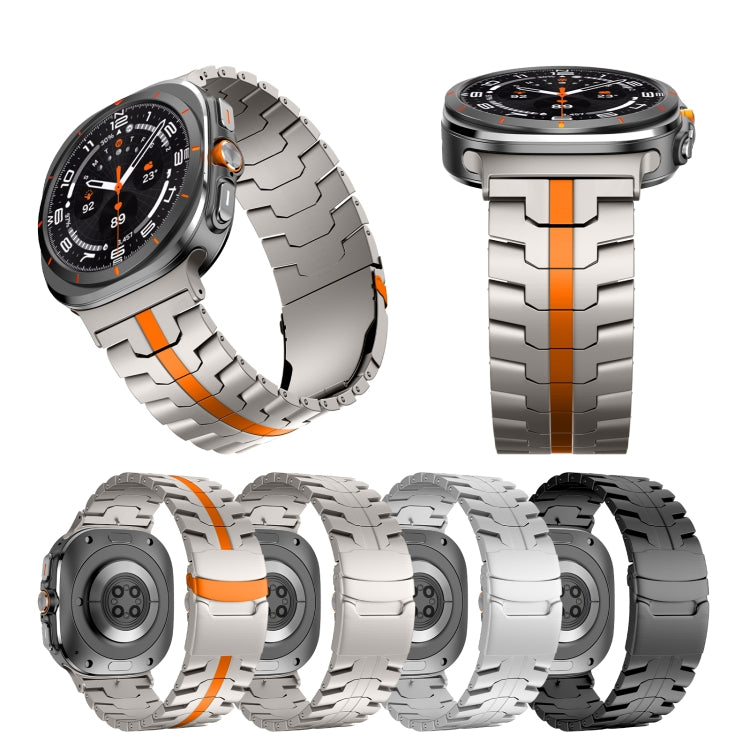 For Samsung Galaxy Watch Ultra 47mm Titanium Alloy Metal Watch Band(Silver) - free shipping - PMC TechLife - Order now!