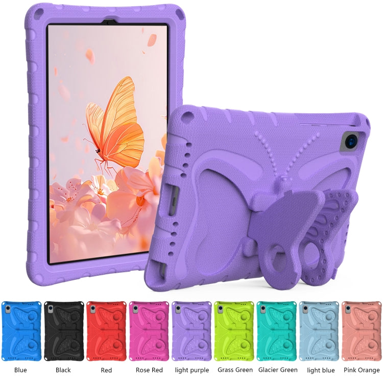 For Lenovo Tab M10 Plus TB-X606F 10.3 Butterfly Bracket EVA Shockproof Tablet Case(Light Purple) - Lenovo by PMC TechLife | Online Shopping South Africa | PMC TechLife | Buy Now Pay Later Mobicred