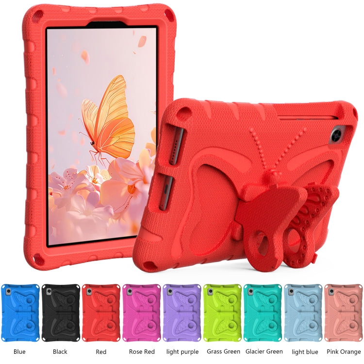 For Huawei MatePad T8 8.0 2020 Butterfly Bracket EVA Shockproof Tablet Case(Red) - Huawei by PMC TechLife | Online Shopping South Africa | PMC TechLife | Buy Now Pay Later Mobicred