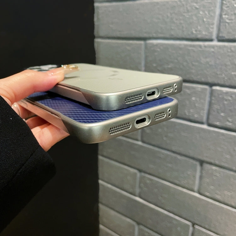 For iPhone 15 Plus AG Carbon Fiber Frameless MagSafe Phone Case(Grey) - iPhone 15 Plus Cases by PMc TechLife | Online Shopping South Africa | PMc TechLife | Buy Now Pay Later Mobicred