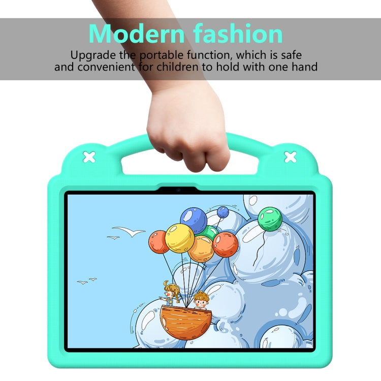 For Infinix Xpad 11 X1101 2024 Handle Kickstand Children EVA Shockproof Tablet Case(Mint Green) - Others by PMC Jewellery | Online Shopping South Africa | PMC Jewellery | Buy Now Pay Later Mobicred