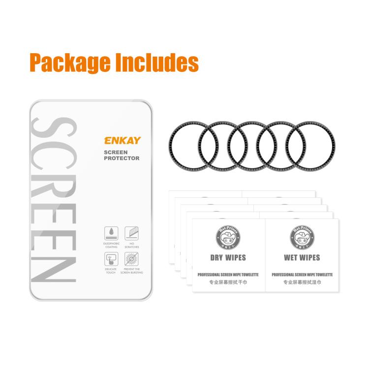 For Honor Watch Fit Elegant 5pcs ENKAY 3D Full Coverage Soft PC Edge PMMA HD Screen Film - free shipping - PMC TechLife - Order now!