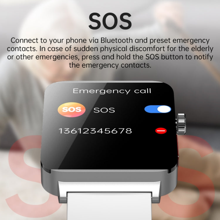 KS03 Pro 1.96 inch Color Screen Smart Watch, Support Bluetooth Call / Health Monitoring(Blue) - Smart Watches by PMC TechLife | Online Shopping South Africa | PMC TechLife | Buy Now Pay Later Mobicred