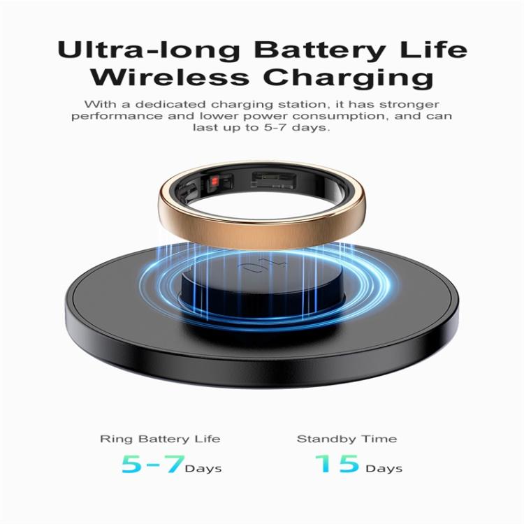 R10 SIZE 9 Smart Ring, Support Heart Rate / Blood Oxygen / Sleep / Multiple Sports Modes(Silver) - free shipping - PMC TechLife - Order now!