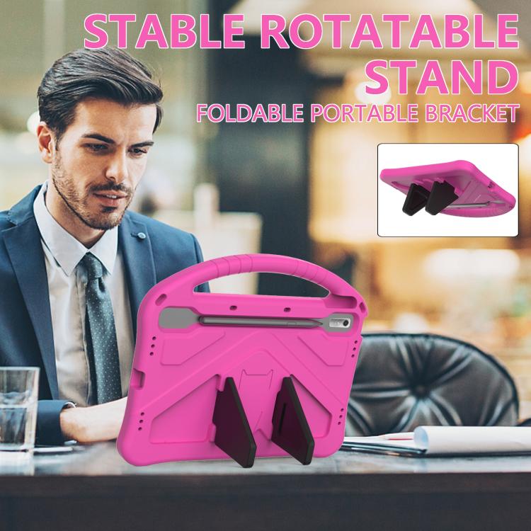 For NEC Lavie Tab T11 T1175FAS EVA Shockproof Tablet Case with Holder(Rose Red) - Others by PMC TechLife | Online Shopping South Africa | PMC TechLife | Buy Now Pay Later Mobicred