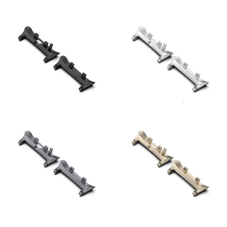 For Huawei Watch D2 1 Pair Metal Head Watch Band Connector(Silver) - Other Accessories by PMc TechLife | Online Shopping South Africa | PMc TechLife | Buy Now Pay Later Mobicred