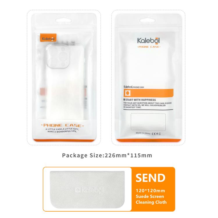 For iPhone 17 Pro Kalebol 1.5mm Thickened Rounded Corner Transparency TPU Phone Case - iPhone 17 Pro Cases by Kalebol | Online Shopping South Africa | PMC TechLife | Buy Now Pay Later Mobicred